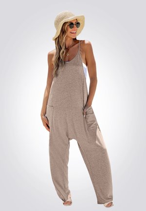Cupshe SCOOP NECK DROP - Jumpsuit - khaki