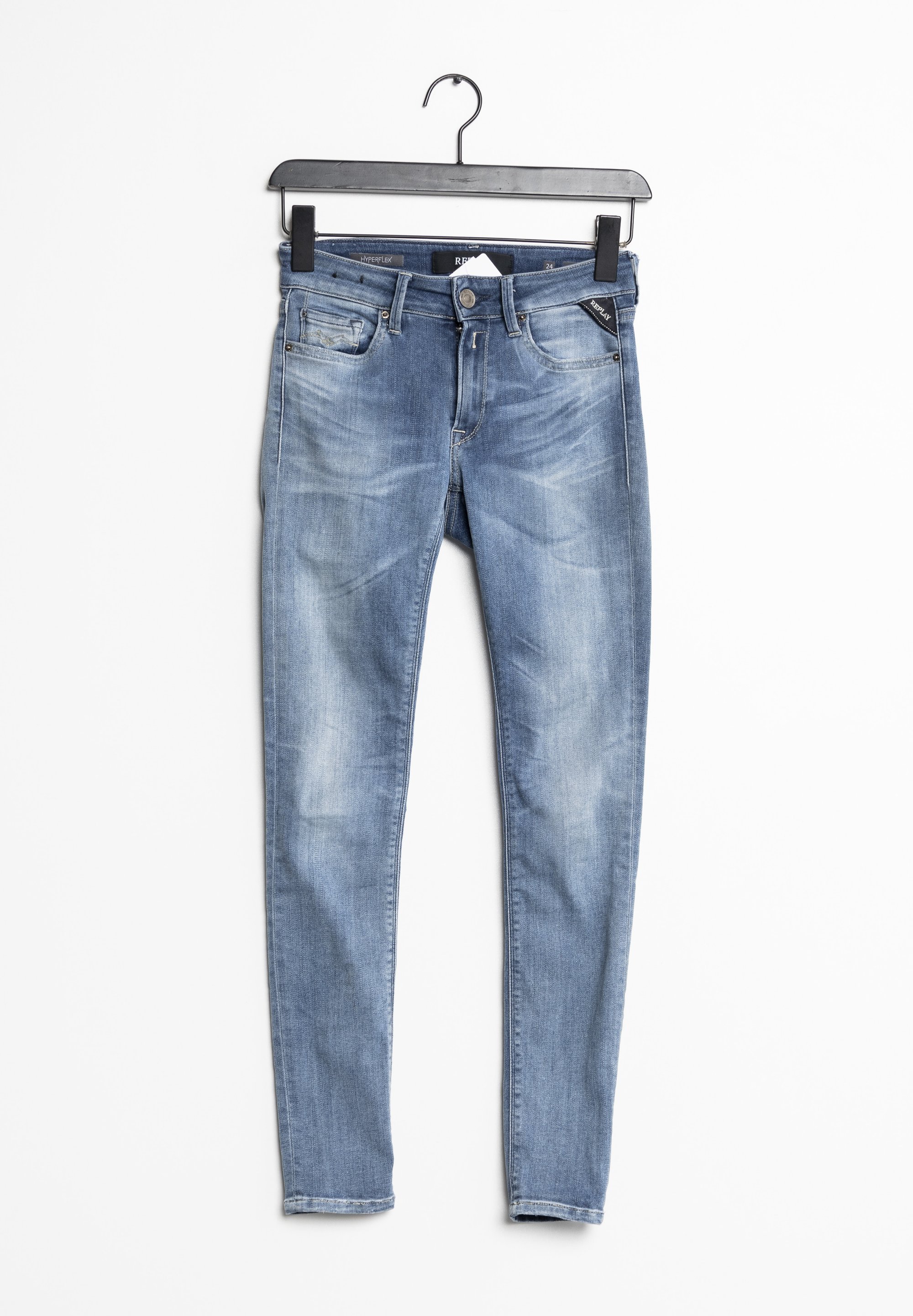 Replay Woman Replay Jeans Skinny Fit Replay Jeans Skinny Fit Blue