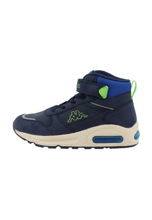 Sneakers high - navy-lime