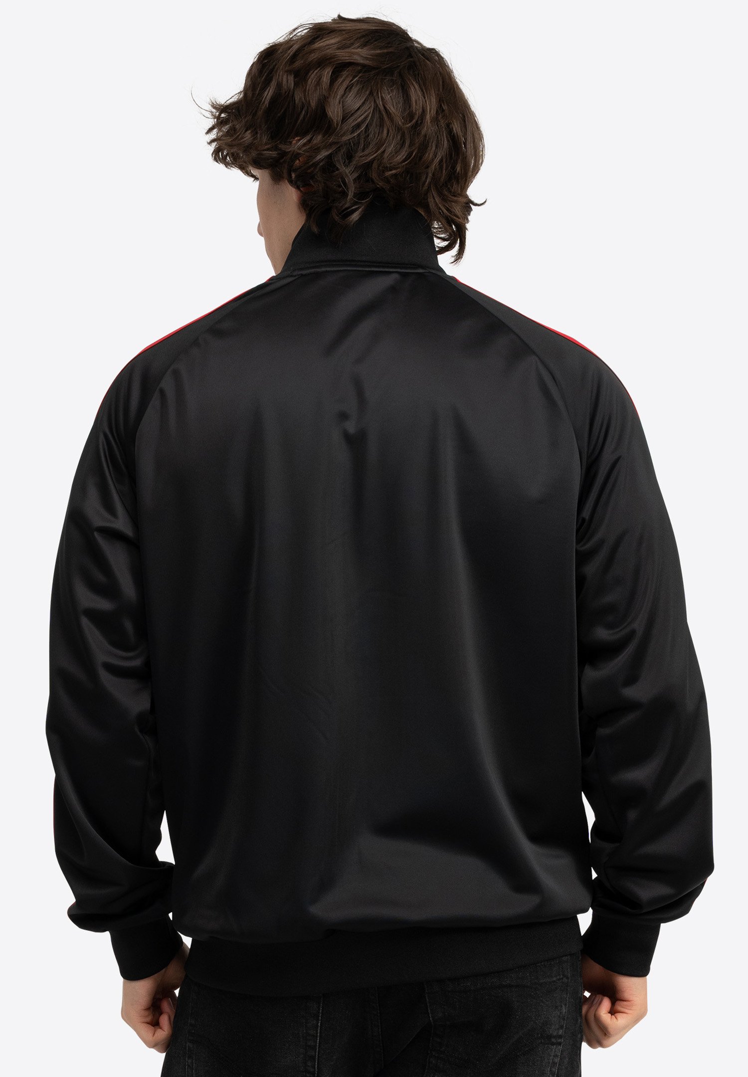 Lonsdale Training jacket - black dark red white/black - Zalando.ie