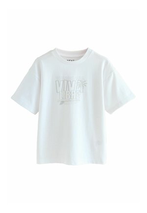 RELAXED FIT SHORT SLEEVE GRAPHIC STANDARD - T-shirts print - white back print