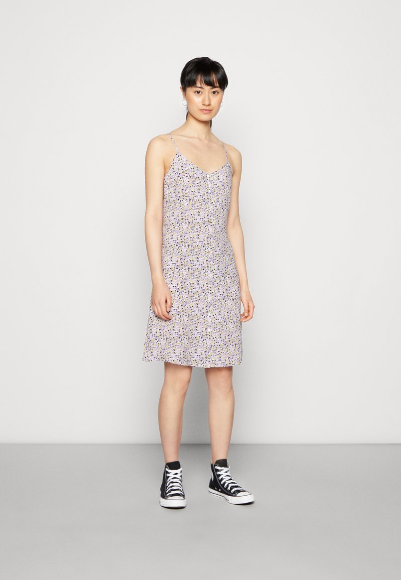 Even&Odd Vestido de dia - purple/yellow/multi-coloured