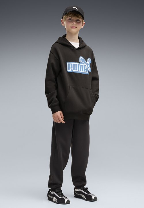 PUMA ESSENTIALS LOGO LAB RELAXED HOODIE - Hoodie - black — foto 3