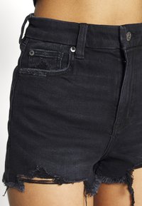 American Eagle Džínové kraťasy - black denim