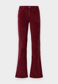 ONLMARY GLOBAL FLARED  - Trousers - cabernet