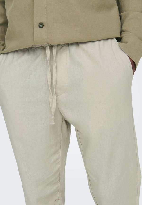 ONSLINUS CROP - Tracksuit bottoms - silver lining4