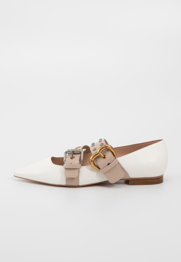 pinko Ballerina’s met enkelbandjes wit pinko Ballerina’s met enkelbandjes wit