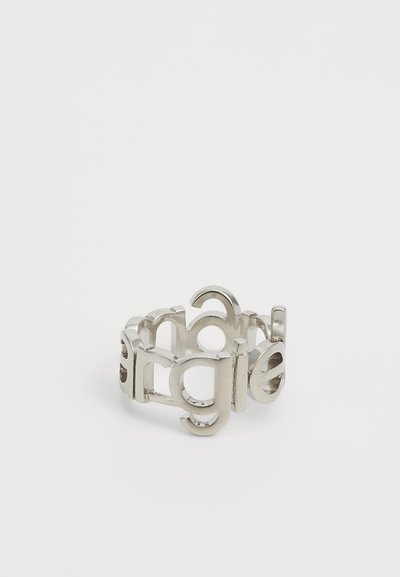 MM6 Maison Margiela LETTER LOGO - Ring - brushed palladio