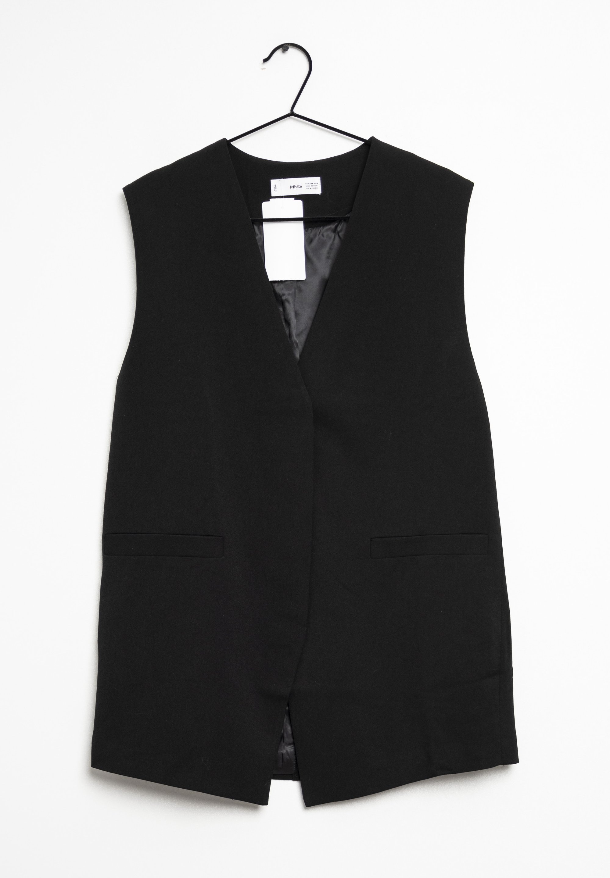 Mango Weste black/schwarz (Pre-owned) Zalando