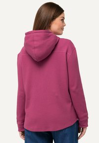 Ulla Popken WAFFLE TEXTURE  - Kardigan - fuchsia