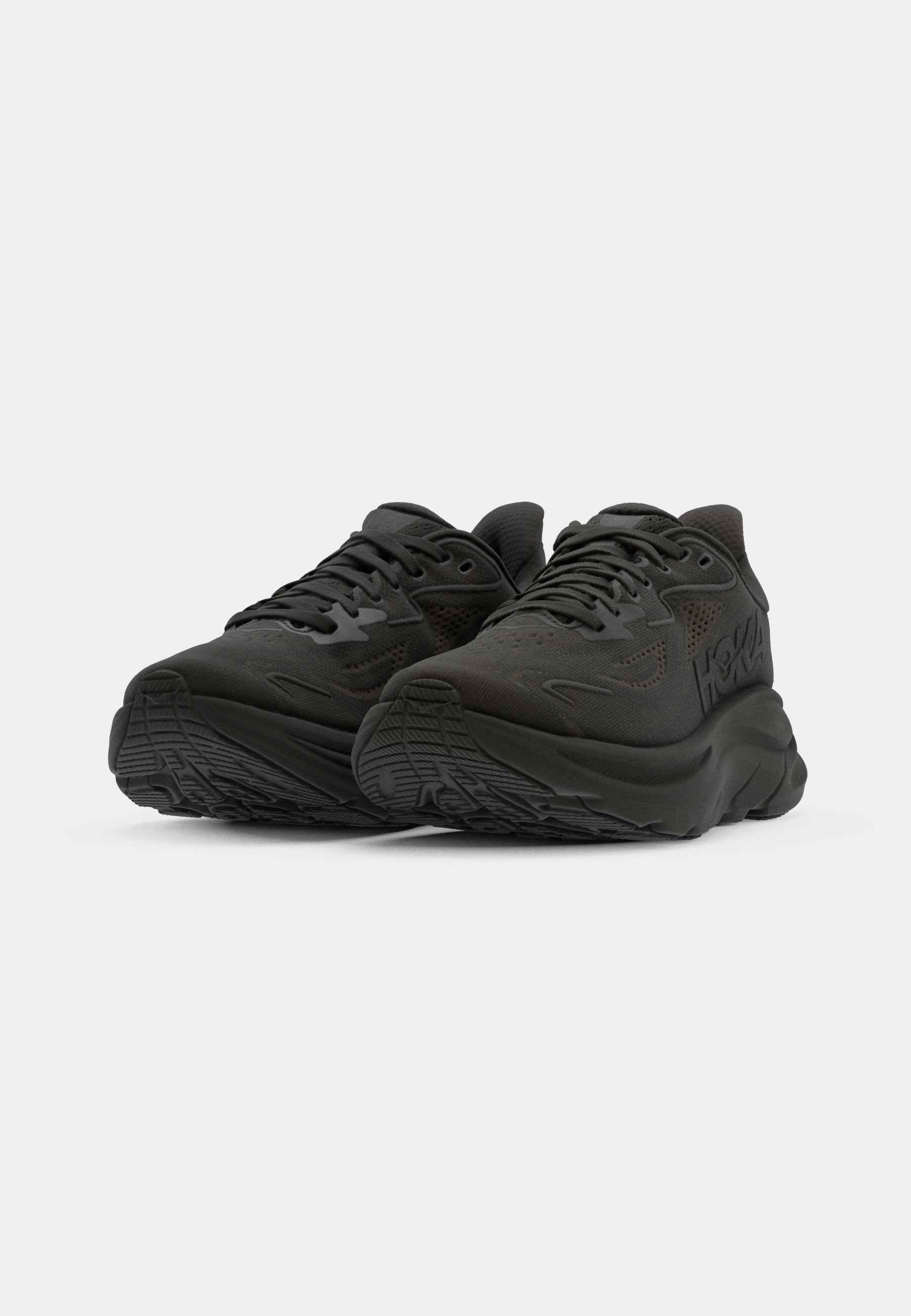 HOKA CLIFTON 10 - Laufschuh Straße - black/schwarz - Zalando