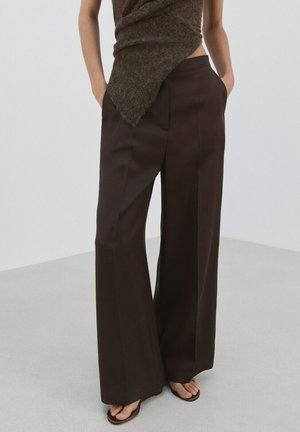 Pantalones - brown