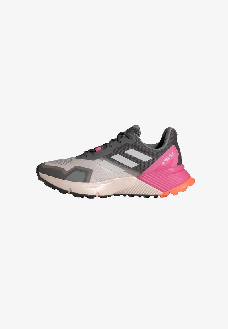 Adidas Terrex SOULSTRIDE - Laufschuh Trail - putty mauve grey one pink fusion