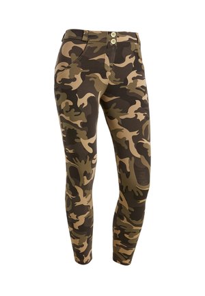 PUSH UP WR.UP 7/8 CAMOUFLAGE - Leggings - marrone mimetico