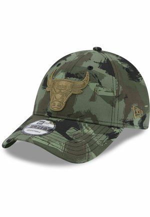 New Era, 9FORTY CLIPBACK PRINTED CHICAGO BULLS - Cap - olive