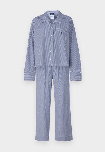 Polo Ralph Lauren LONG SLEEVE PJ - Conjunto de pijama - light blue
