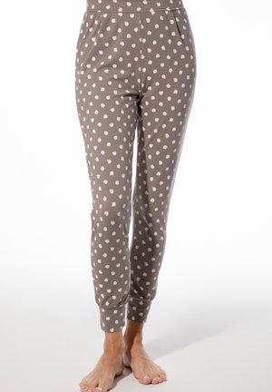 SCHLAFHOSE DOTS - Nachtwäsche Hose - braun
