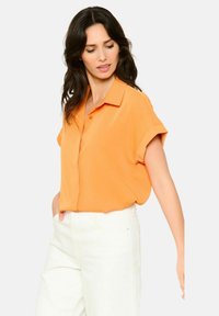 LolaLiza SHORT-SLEEVED - Blúzka so zapínaním na gombíky - orange mango