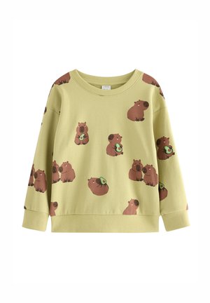 CAPYBARA AOP - Felpa - light dusty green