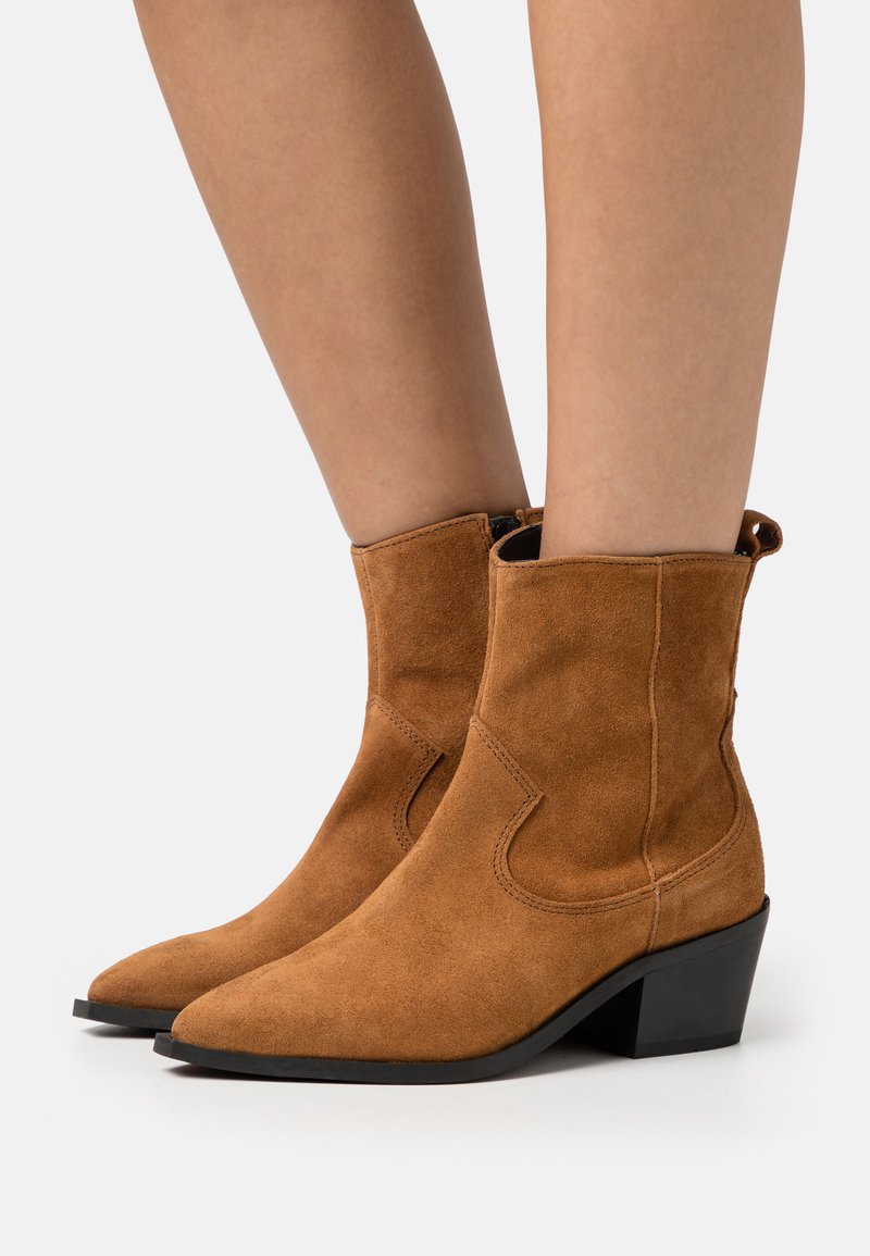 Walk London ETTA Cowboy/biker ankle boot tan Zalando.de
