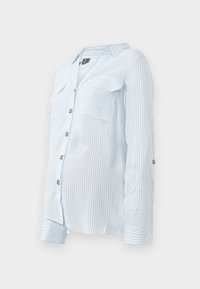 VMMBUMPY SHIRT NEW - Camicia - blue bell/snow white