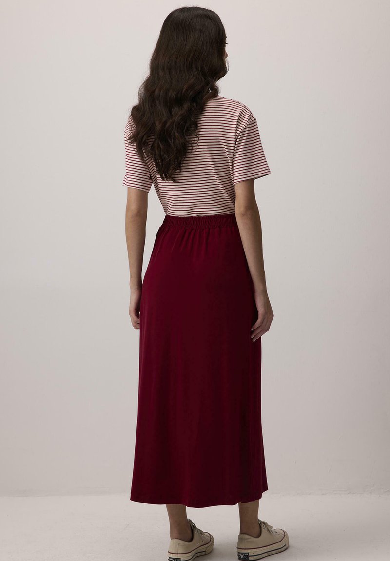 パンツ GADID ANONIEM NED / BORDEAUX Touché Privé ELASTIC WAISTED BASIC - A-snit nederdel - bordo