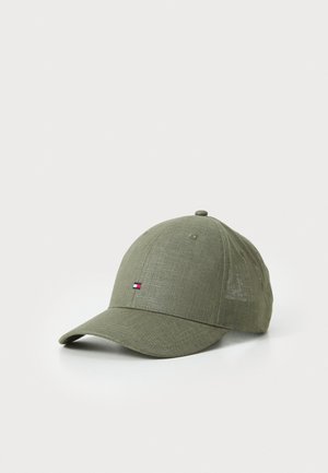 Tommy Hilfiger, FLAG 6 PANEL UNISEX - Caps - battle green