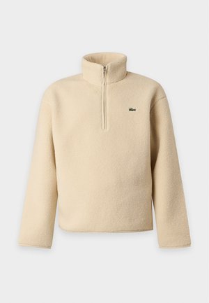 Lacoste, SH8648_056 UNISEX - Поларен пуловер - naturel clair