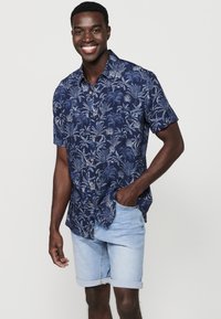 Koroshi SHORT SLEEVE  - Marškiniai - indigo blue