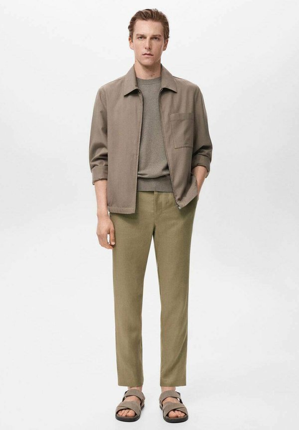 SLIM-FIT - Trousers - khaki3