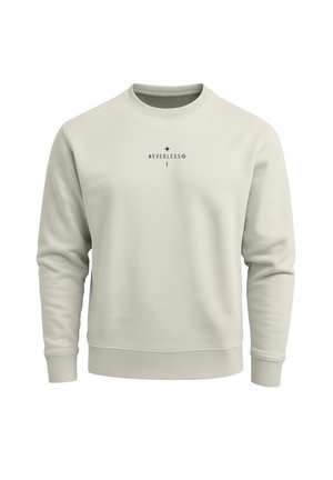 PULLOVER BACKPRINT VERTIKALE SYMBOLE KOMPASS - Sweatshirt - urban grey