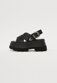 Buffalo - JUPITER CROSS WEST - Platform sandals - black Thumbnail Image 1
