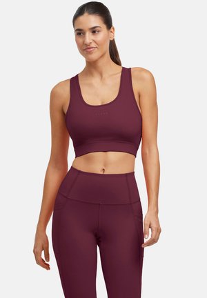 Medium support sports bra - barolo