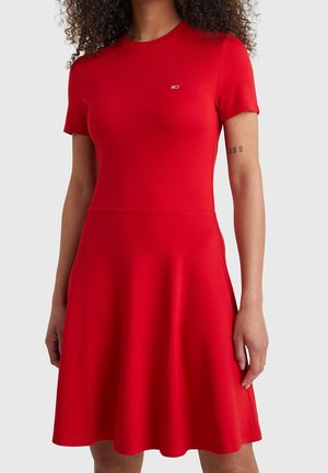 Jerseykleid - red