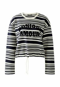 Sweater - white blue