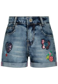 Salt and Pepper - Denim shorts - mid blue Thumbnail Image 1