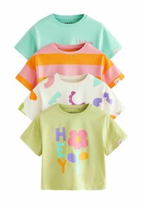 Next - REGULAR FIT - SHORT SLEEVE  4 PACK - T-Shirt print - turquoise blue Thumbnail-Bild 1