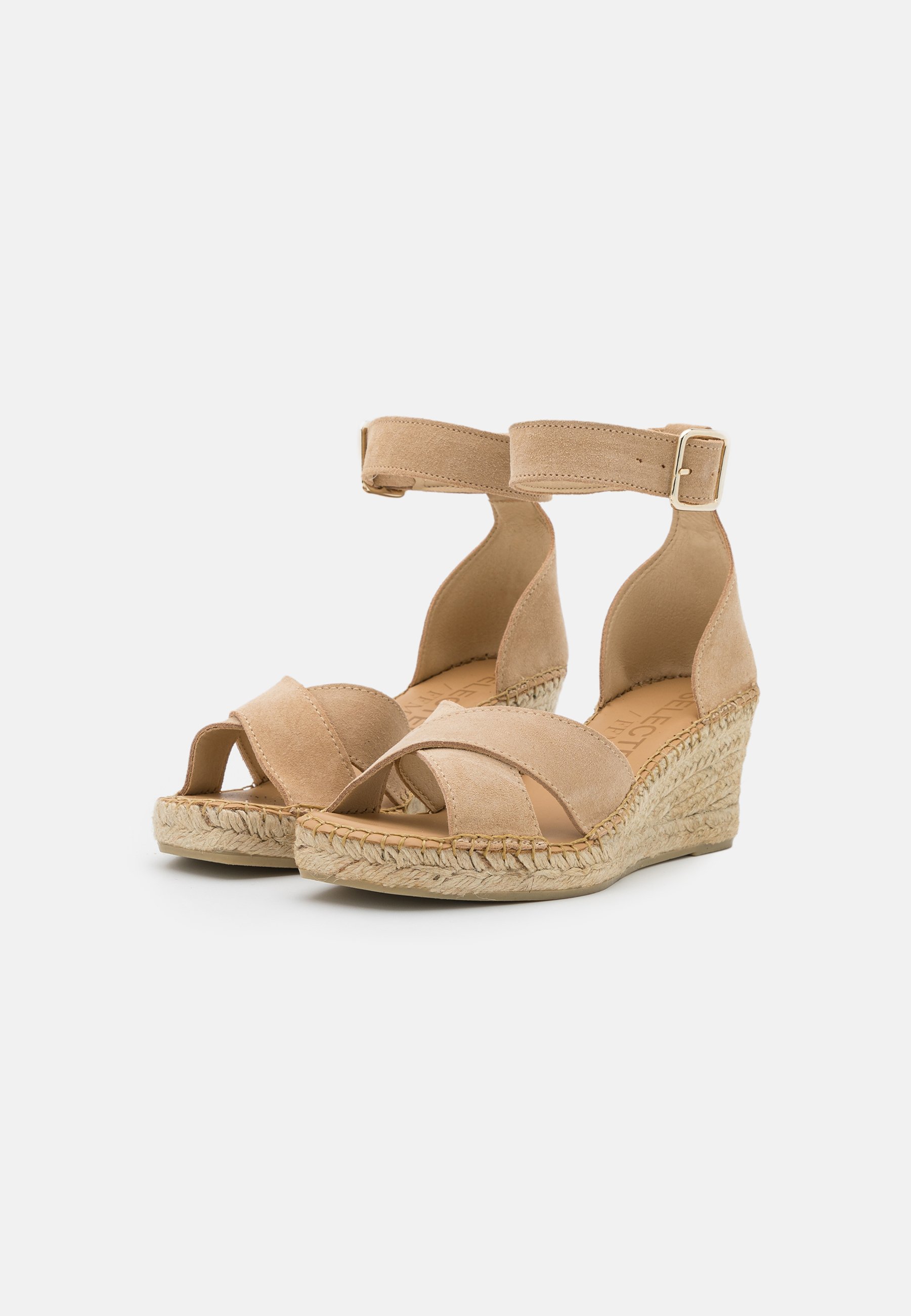 nude wedge sandals