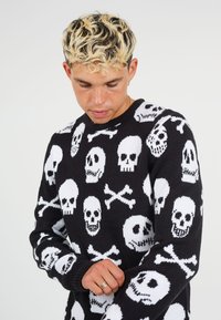 Brave Soul Maglione - jet black/optic white