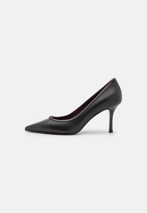 Tory Burch DOUBLE T BUCKLE - Escarpins à talons hauts - perfect black
