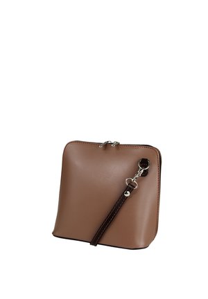 DrachenLeder Umhängetasche - taupe, braun