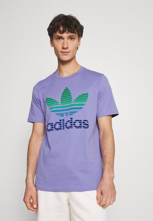 TREF OMBRE UNISEX - T-shirt med print - light purple