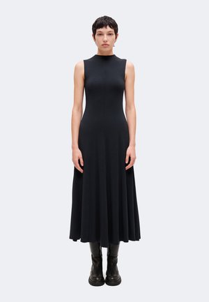 Abercrombie & Fitch, BARE MOCK NECK DRESS - Robe en jersey - black
