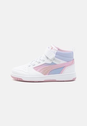 REBOUND V6 MID BLURRY DREAMS UNISEX - Aukšto profilio sportbačiai - white/rose mauve/cool weather