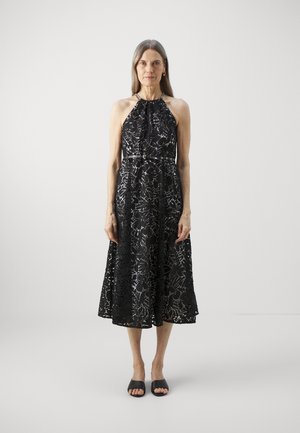 CHAIN BELT - Cocktailjurk - black