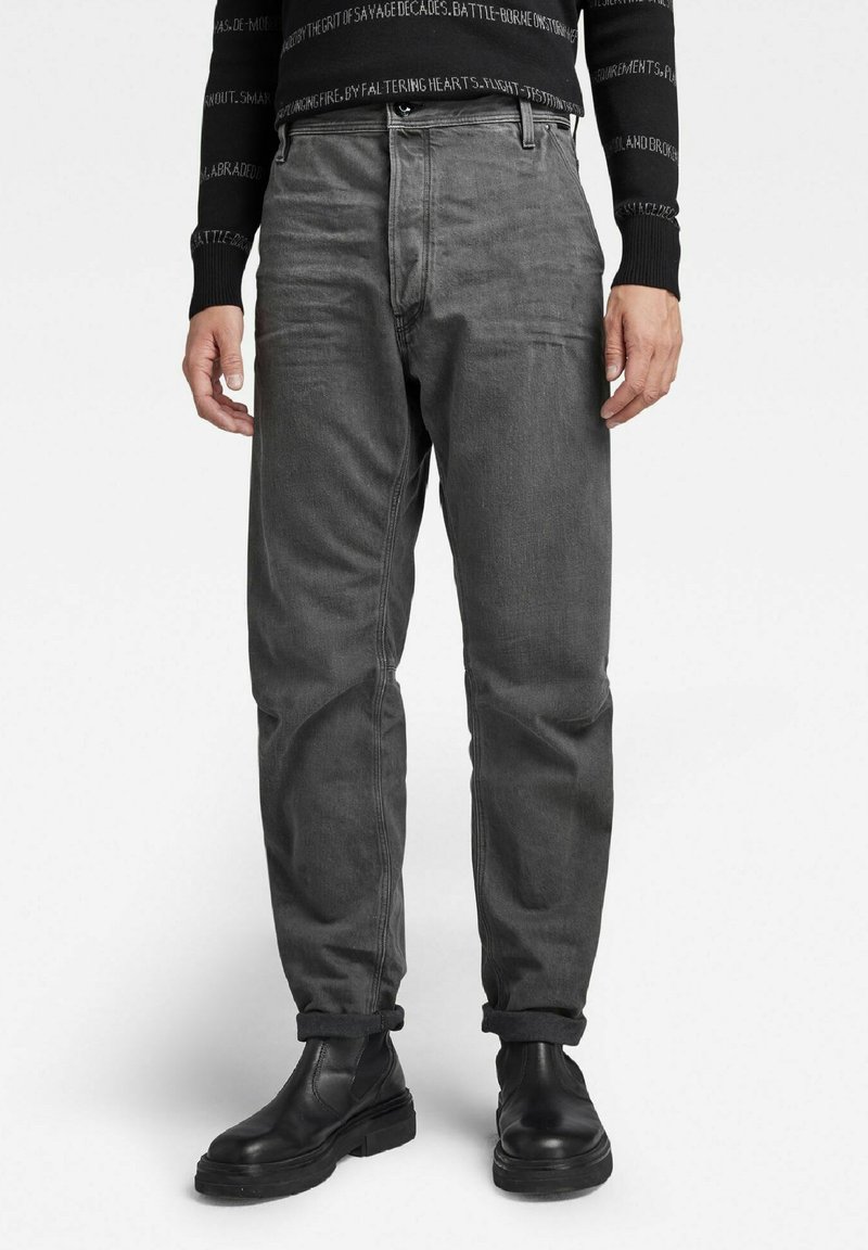 GStar GRIP 3D RELAXED TAPERED Jeans Tapered Fit faded black ink