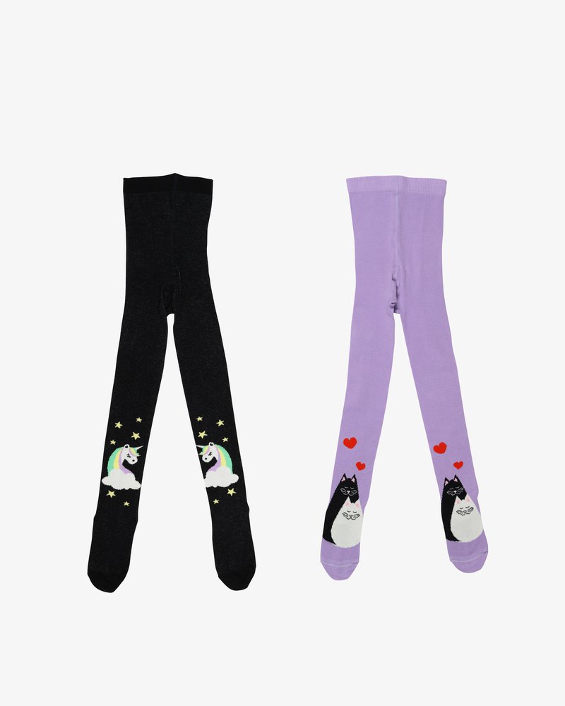 WAUW CAPOW BUBBLEGUM SUGAR SPICE 2 PACK - Καλσόν - black/purple