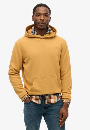 Superdry & Co VINTAGE MARK - Hoodie - turmeric tan light brown