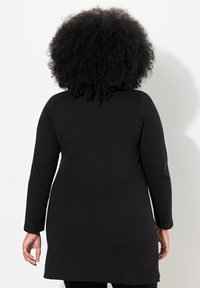Ulla Popken ROUND NECKLINE SWING  - Pitkähihainen paita - black