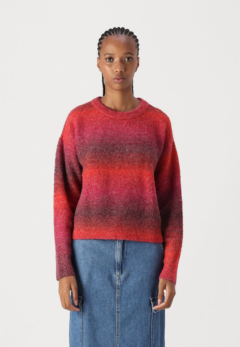 JJXX JXAMIRA CREW NECK - Džemperis - fiery red